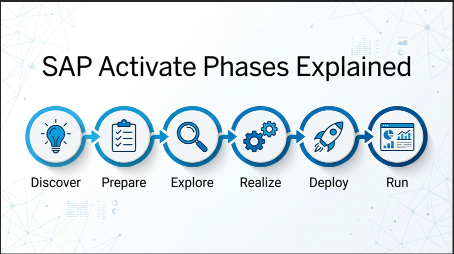 SAP Activate phases and implementation flow